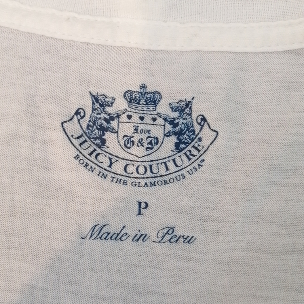 Juicy Couture Casual Foil Print T-shirt SZ S… - Picture 5 of 9